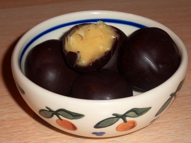 Cioccolatini ripieni al mou senza glutine Cioccolatini ripieni al mou senza glutine