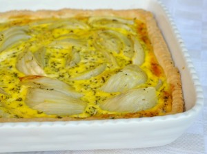 Quiche ai finocchi senza glutine
