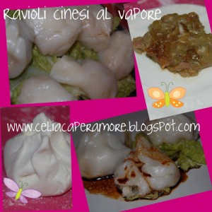 Ravioli cinesi al vapore Ravioli cinesi al vapore