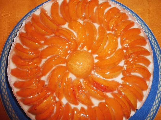 Cheesecake yogurt e albicocche Cheesecake yogurt e albicocche